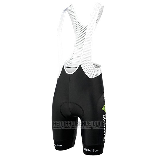 2017 Fahrradbekleidung Dimension Data Grun und Shwarz Trikot Kurzarm und Tragerhose - zum Schließen ins Bild klicken